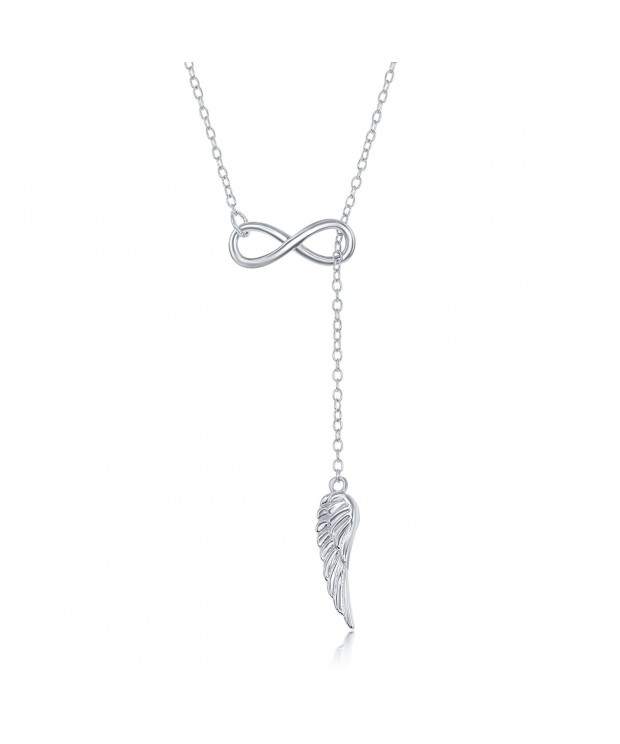 Beaux Bijoux Sterling Infinity dangling