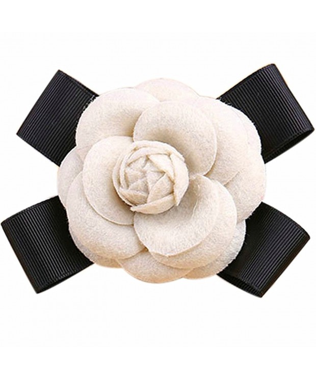 Elegant Camellia Flower Vintage Gift Beige