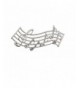 Lux Accessories Silvertone Musical Brooch