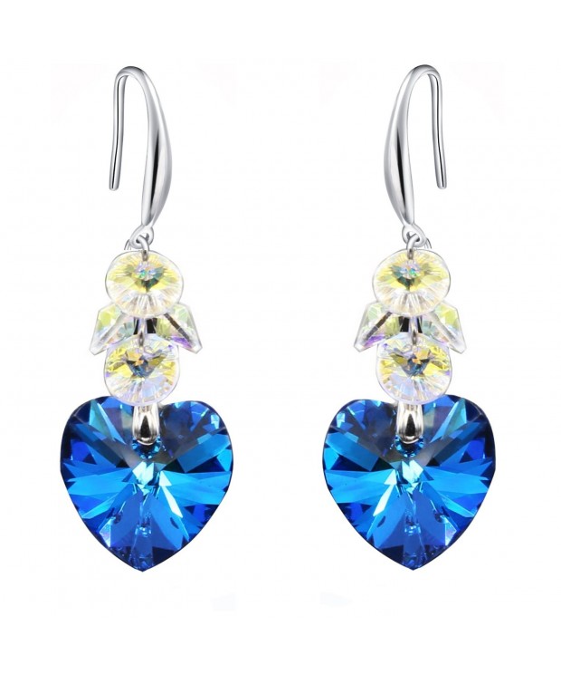 Swarovski Crystals Sterling Silver Earrings