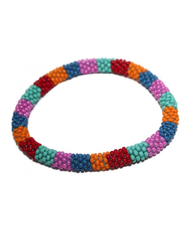 Crochet Glass Bracelet Nepal SB501