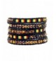 Hippie Bohemian Beaded Leather Bracelet