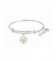 Alpha Inspired Bangle Bracelets Silver