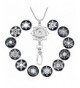 Souarts Lanyard Necklace Jewelry Snowflake