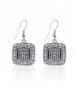 Inspired Silver Classic Earrings Rhinestones