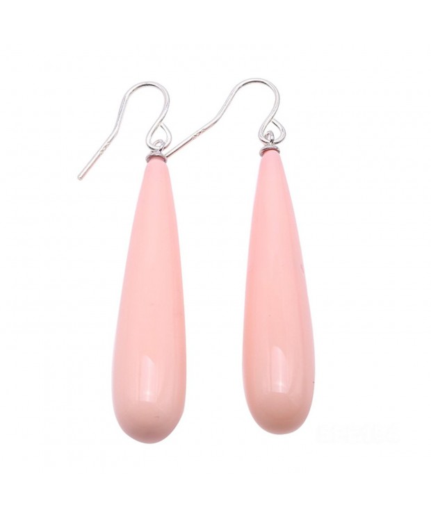 JYX Teardrop Seashell Pearl Earrings