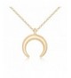 TUSHUO Pendent Crescent Necklace Adjustable