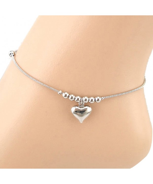 Malloom Heart shaped Pendant Dolphins Bracelet