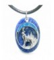 Howling Sodalite Gemstone Leather Necklace