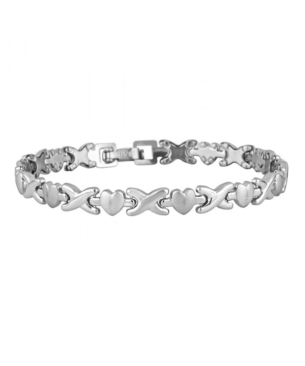 Bracelet women Kisses hearts Stainless