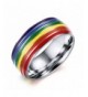 Nanafast Stainless Rainbow Lesbian Engagement