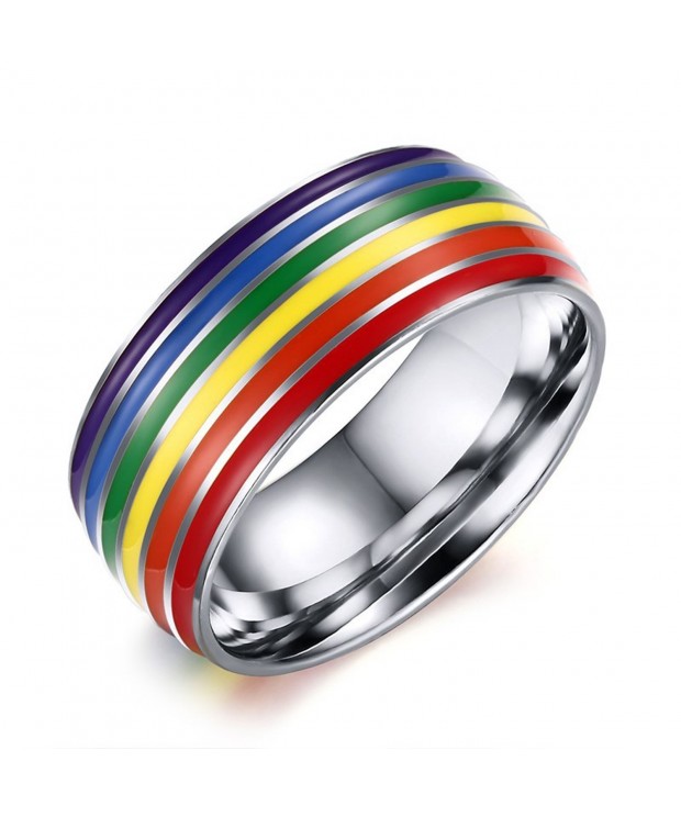 Nanafast Stainless Rainbow Lesbian Engagement