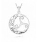 Sterling Silver Triple Pendant Necklace