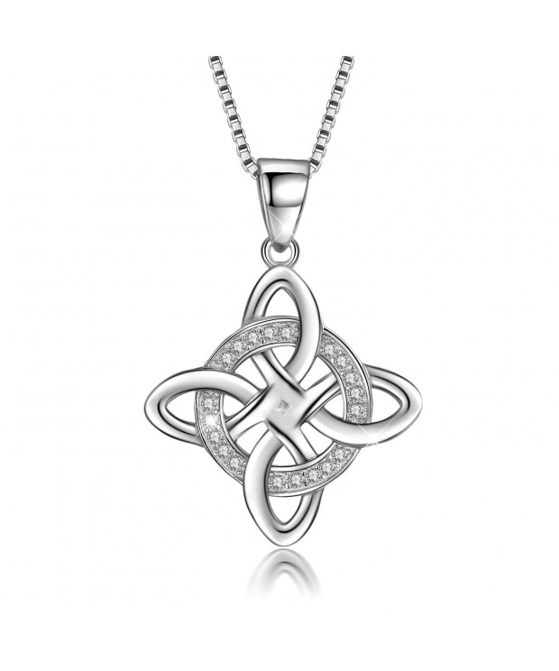 JUFU Sterling Polished Pendant Necklace