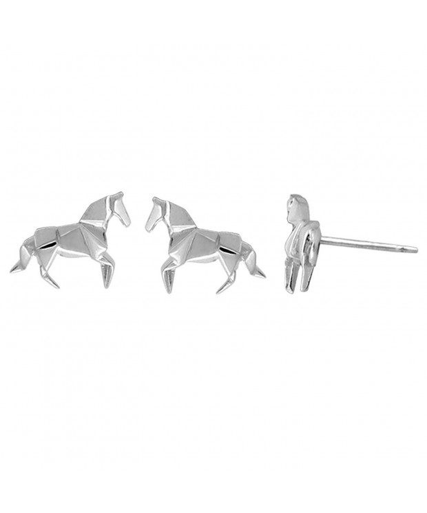 Boma Sterling Silver Origami Earrings