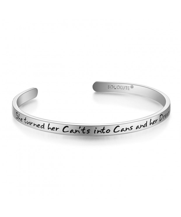 SOLOCUTE Bracelet Inspirational Christmas Thanksgiving