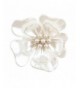 BESSKY Diamond Corsage Camellia Brooch