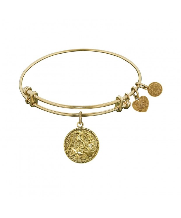 Non Antique Yellow Stipple Angelica Bracelet