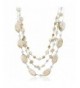 Metallic Cultured Freshwater Necklace 18 5 21