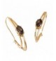 Marquise Cut Genuine Quartz Gold Plated Earrings