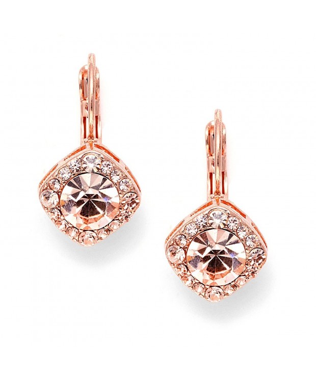 Mariell Tailored Solitaire Earrings Brilliant