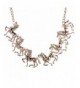 YAZILIND Vintage Luxury Horses Necklace