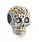 LuckyJewelry Plated Silver Muertos Bracelet