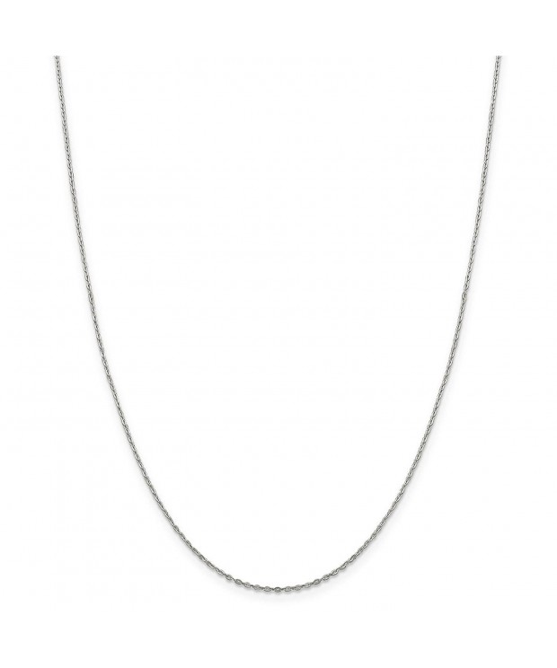 Sterling Silver 0 5mm Cable Necklace