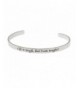 Polished Stainless Tougher Inspirational Bracelet