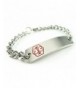 MyIDDr Pre Engraved Customizable Hypoglycemia Bracelet