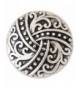 Antique Silver Plated Swirls Filigree