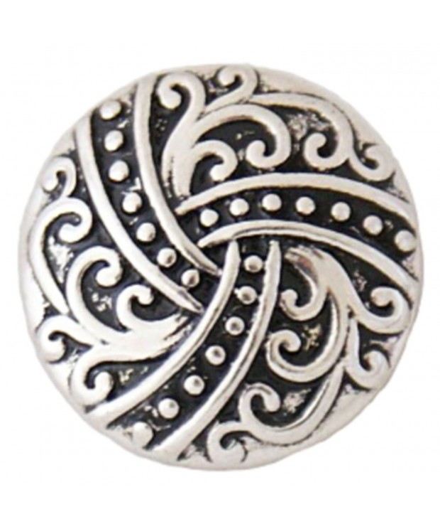 Antique Silver Plated Swirls Filigree