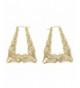 Triangle Hollow Casting Pincatch Earrings