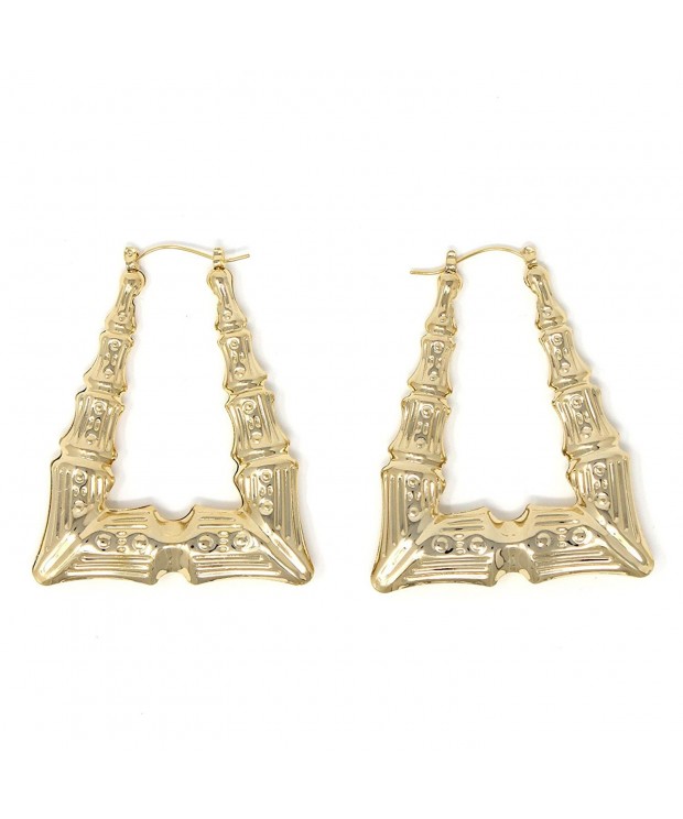 Triangle Hollow Casting Pincatch Earrings