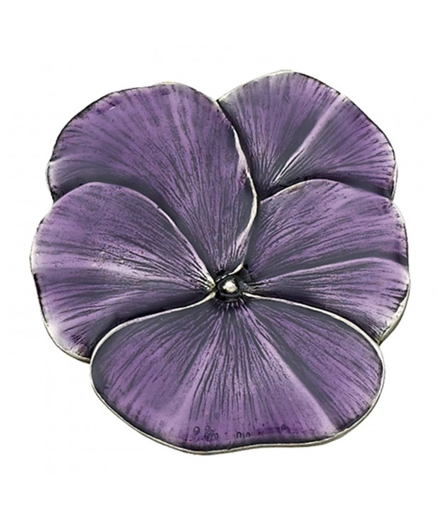 Danforth Pansy Purple Pewter Brooch