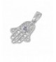 Zirconia Protection Pendant Sterling Silver