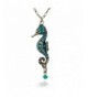 Contessa Turquoise Seahorse Necklace Designed
