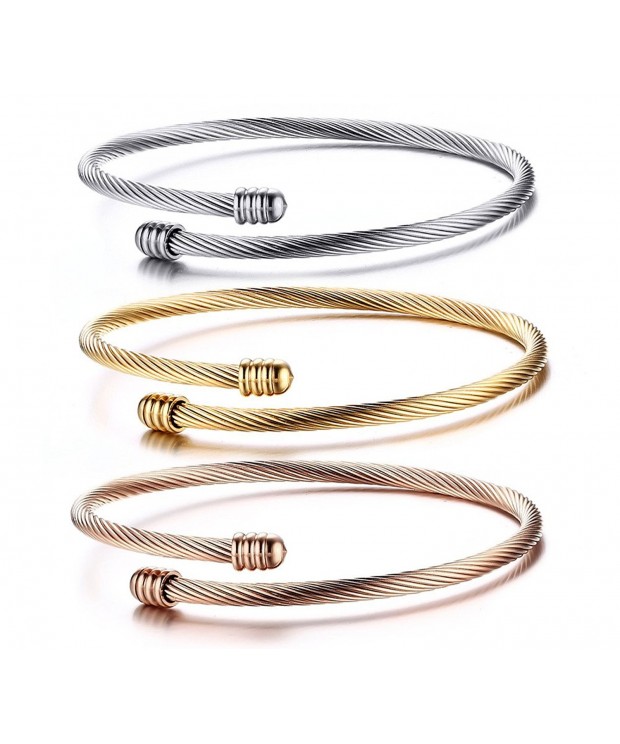 Stainless Stackable Bracelet Mealguet Jewelry