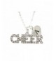 Custom Crystal Necklace Jewelry Initial