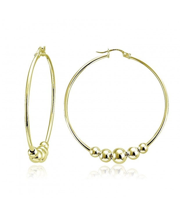 Hoops Loops Sterling Polished Earrings