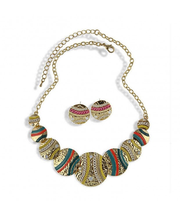 Earrings Ladies Outfit Necklace Statement