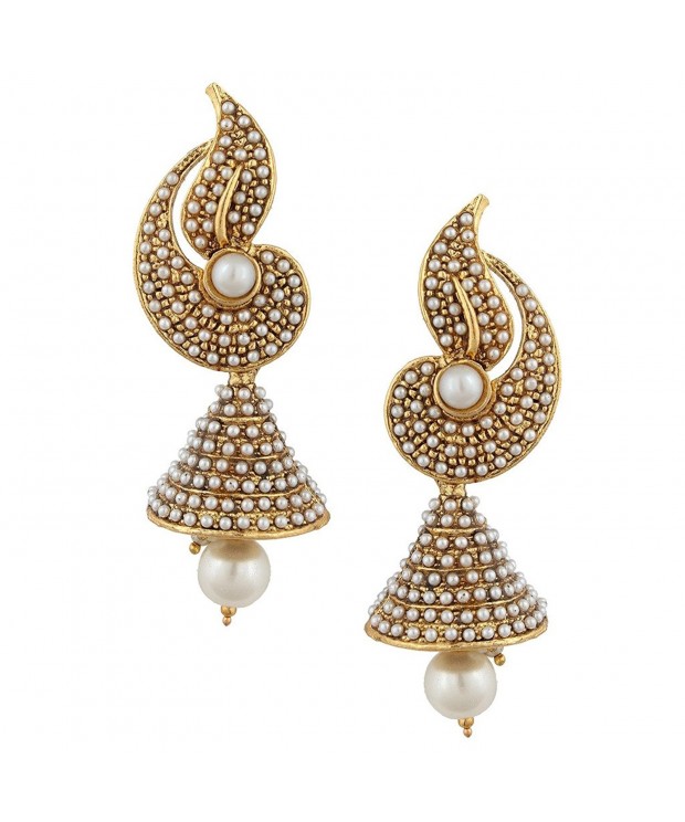 Peacock Indian earring jewelry PCEAZ004WH