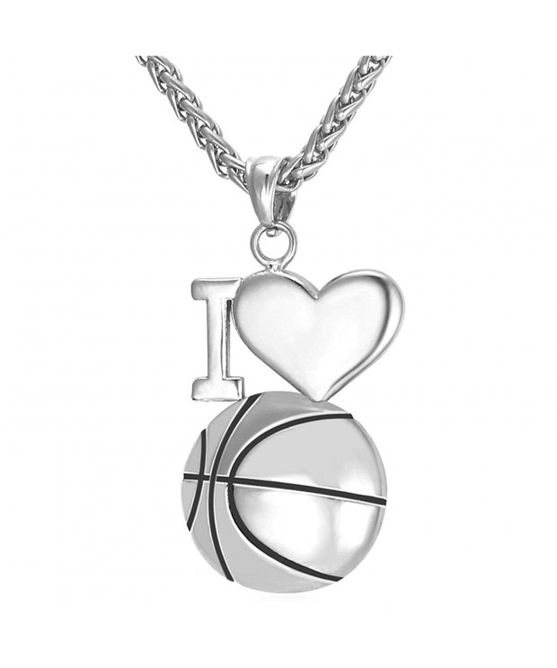 U7 Personalized Basketball Necklace Stainless