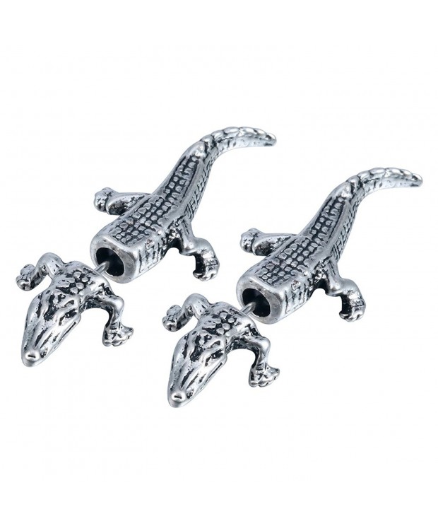 Qiandi Alligator Crocodile Earrings Jewelry