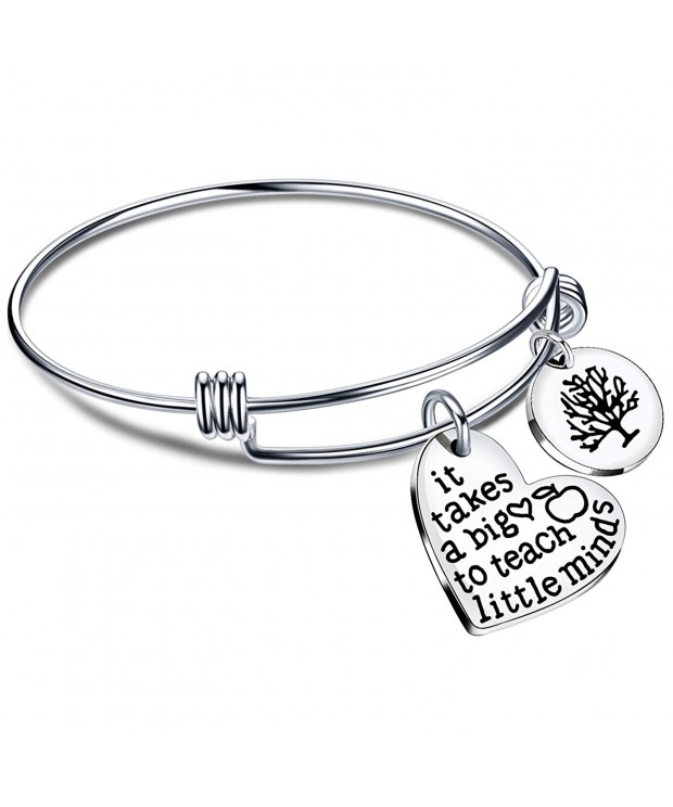 Expandable Bangle Bracelets Teacher Graduation