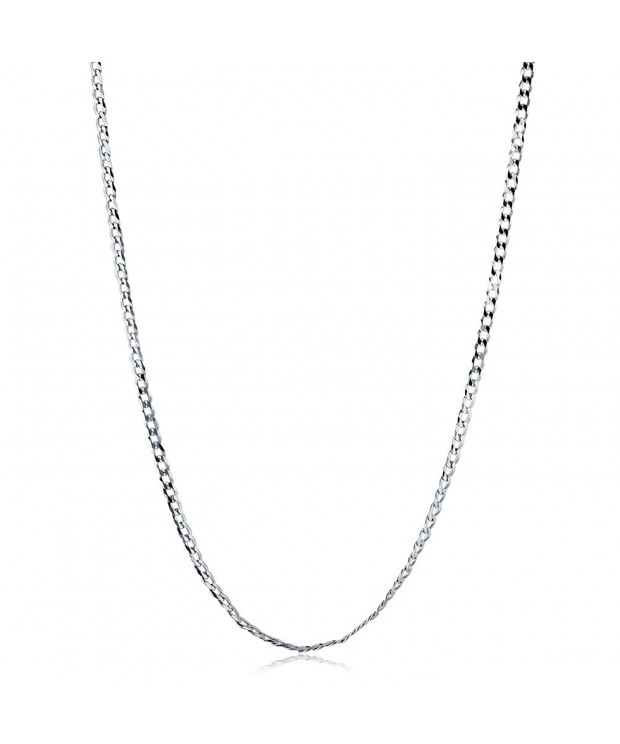 BERRICLE Italian Rhodium Sterling Necklace