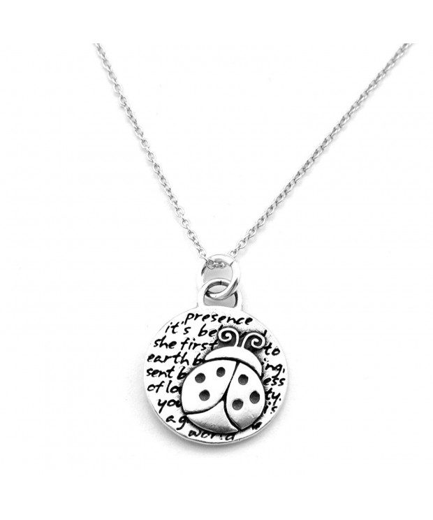 Animals Inspirations Pendant Necklace Ladybug