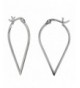 Large Teardrop Sterling Silver Earrings