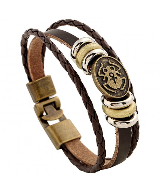 Bracelet PopJ Strand Leather Wristband