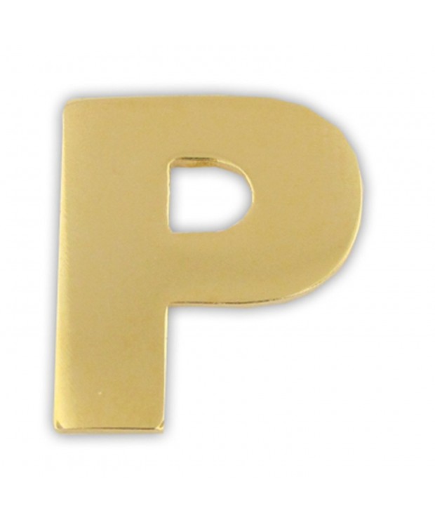 PinMarts Plated Alphabet Letter Lapel